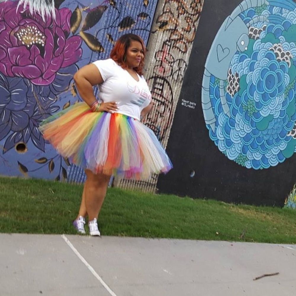 Adult Rainbow Dash Tutu Skirt